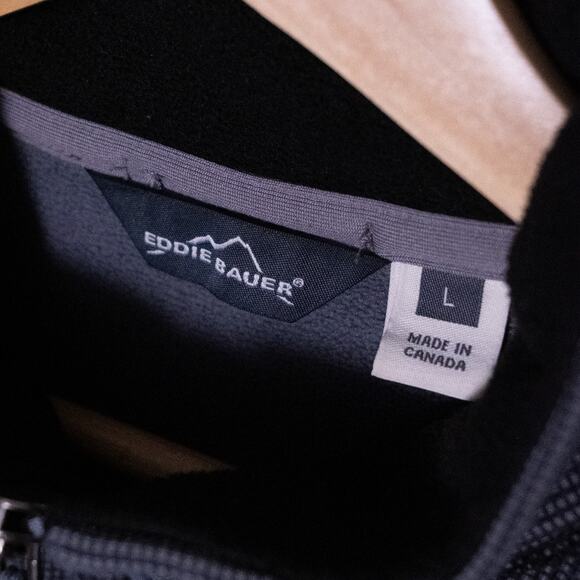 Vintage Eddie Bauer Zip-up Fleece Women's Size Medium Canada Made - Picture 3 of 5